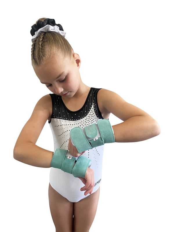 QALARO PAWS - MINT GREEN SUEDE WRIST SUPPORTS (pair) QALARO PAWS - MINT GREEN SUEDE WRIST SUPPORTS (pair)