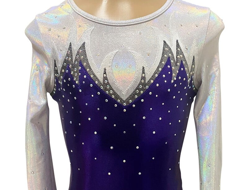 PURPLE, SILVER & WHITE MYSTIQUE LONG SLEEVE