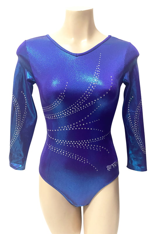 BLUE PURPLE MYSTIQUE RHINESTONES