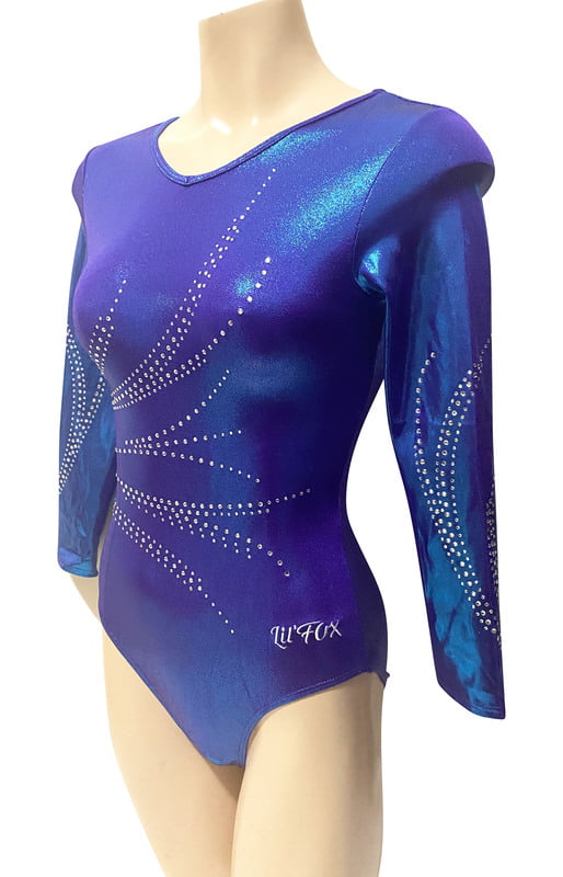 BLUE PURPLE MYSTIQUE RHINESTONES