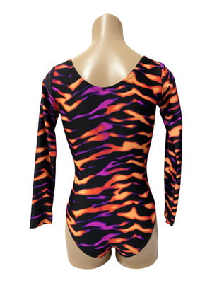 RAINBOW ANIMAL PRINT LYCRA LONG SLEEVE