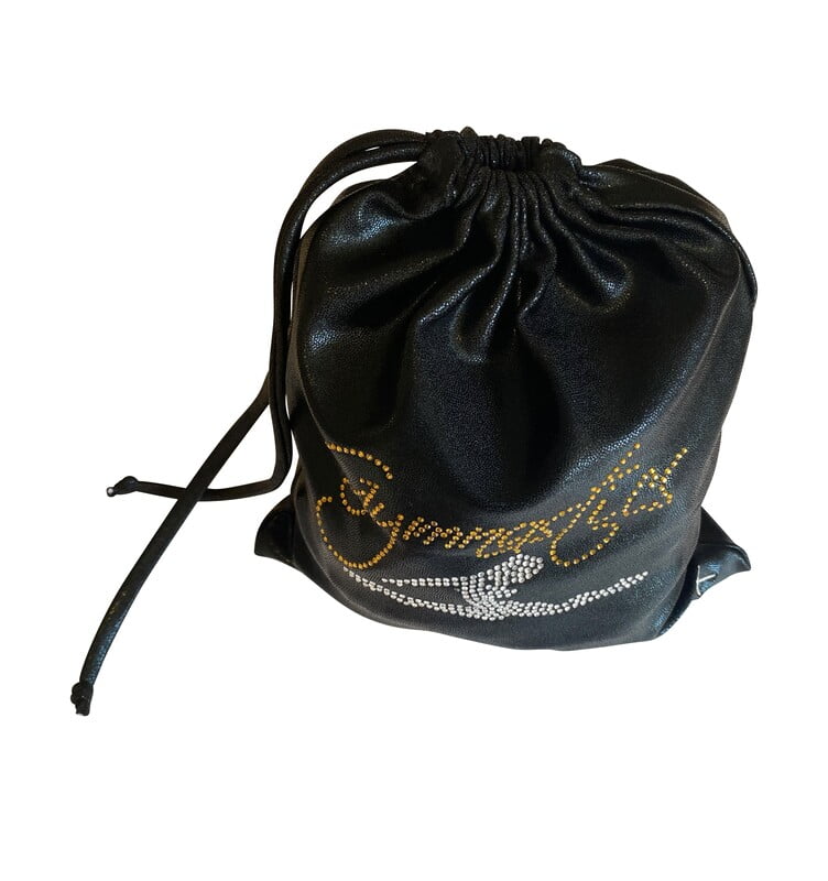 BLACK & GOLD SHINY MYSTIQUE GRIP BAG