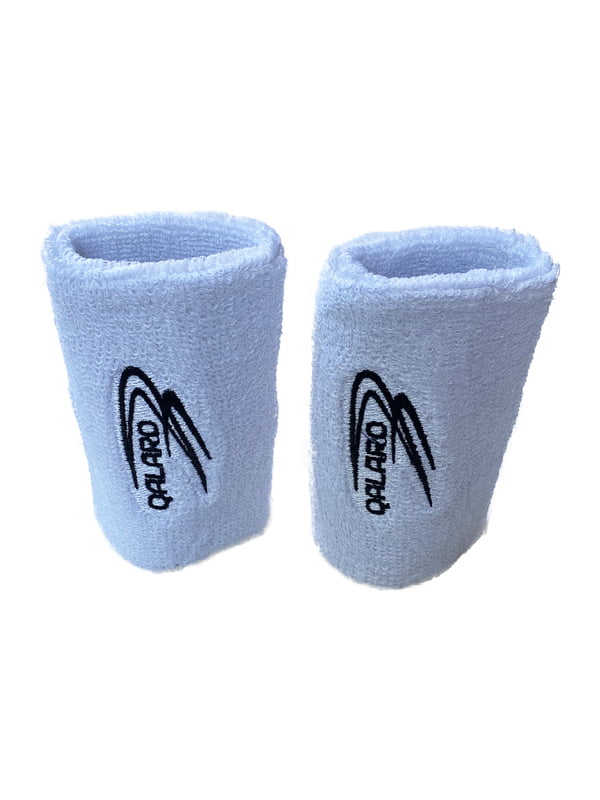 QALARO WHITE JUNIOR WRIST BANDS 10cm length QALARO WHITE JUNIOR WRIST BANDS 10cm length