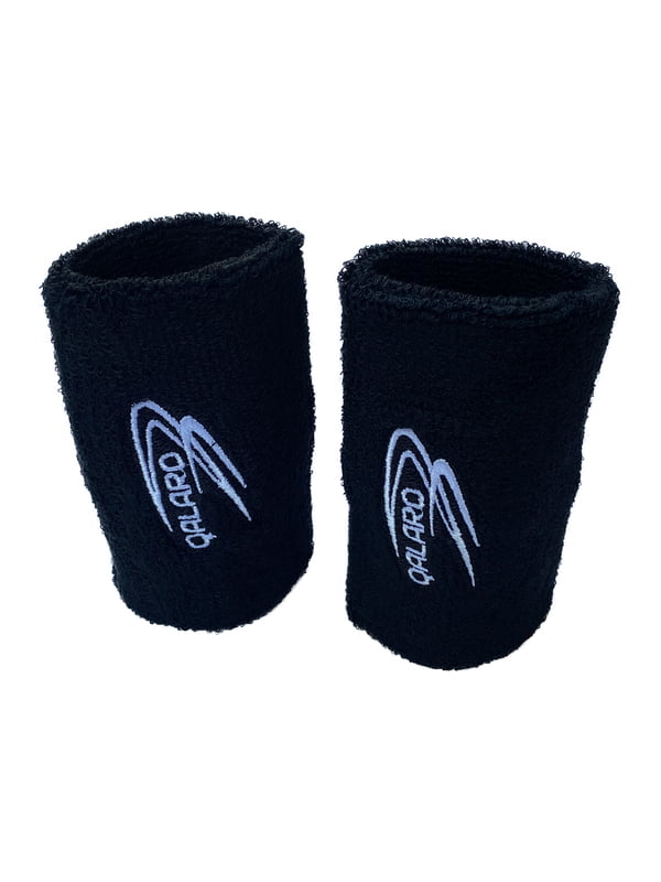 QALARO BLACK JUNIOR WRIST BANDS 10cm length