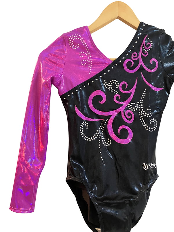 BLACK / MAGENTA SHINY MYSTIQUE LONG SLEEVE