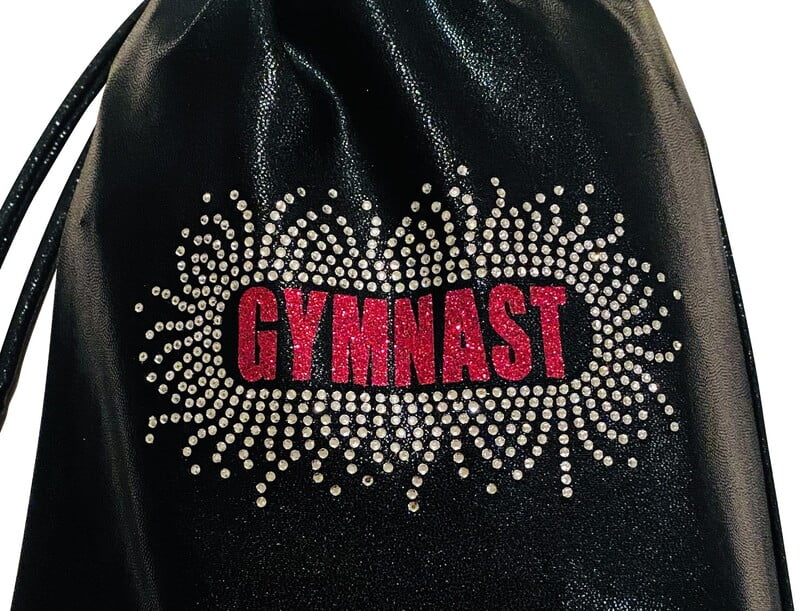 BLACK & HOT PINK SHINY MYSTIQUE GRIP BAG