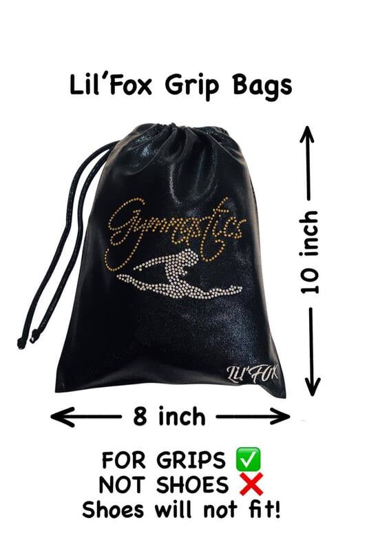 BLACK & GOLD SHINY MYSTIQUE GRIP BAG