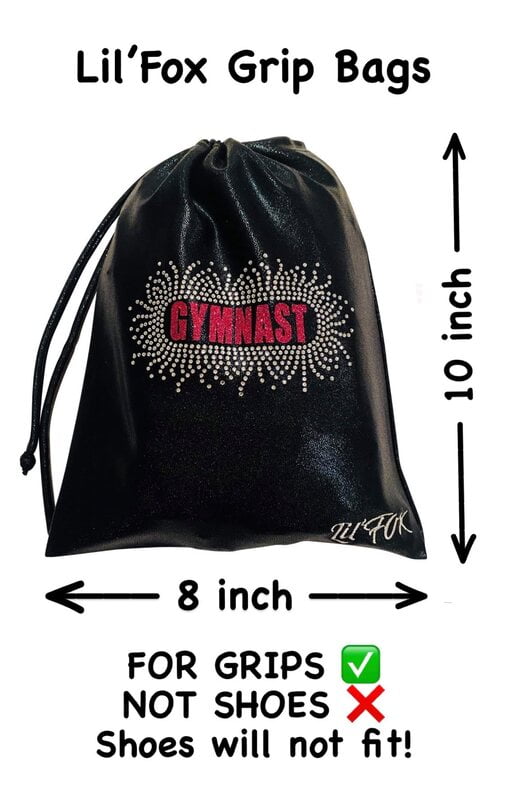 BLACK & HOT PINK SHINY MYSTIQUE GRIP BAG