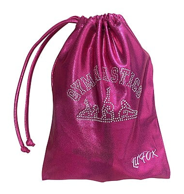 HOT PINK SHINY FOIL GRIP BAG