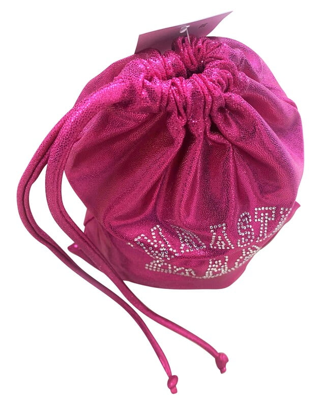 HOT PINK SHINY FOIL GRIP BAG