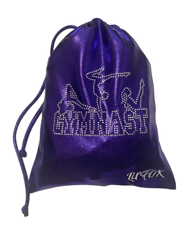 PURPLE SHINY GRIP BAG