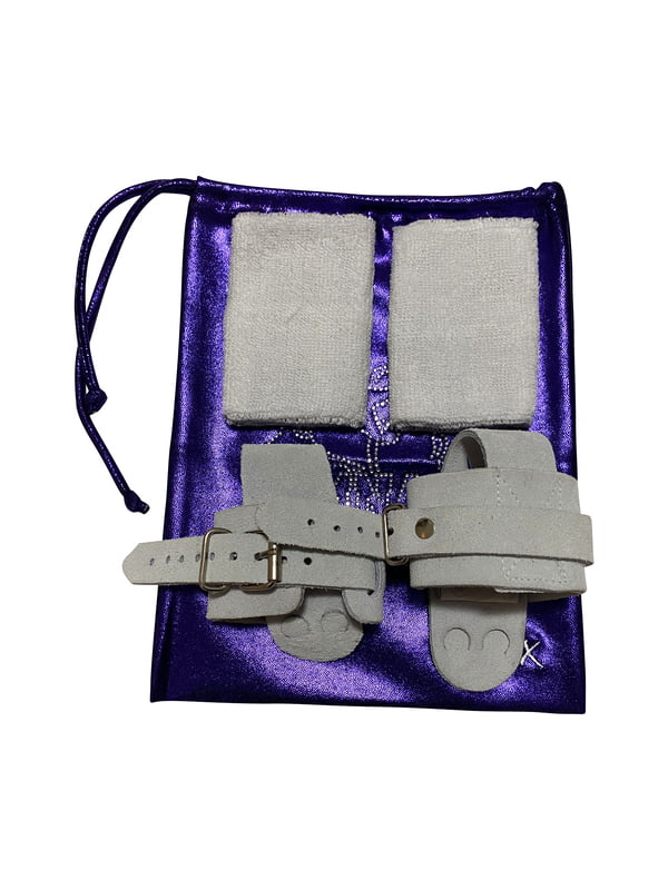 PURPLE SHINY GRIP BAG