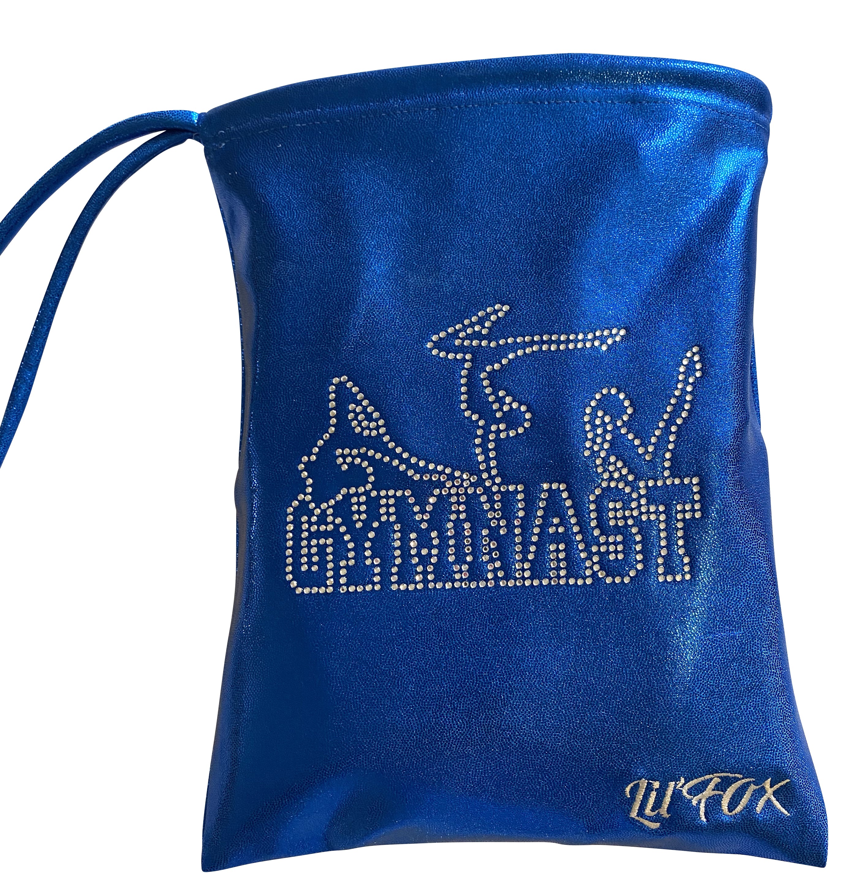 ROYAL BLUE SHINY MYST GYMNAST GRIP BAG 8x10"