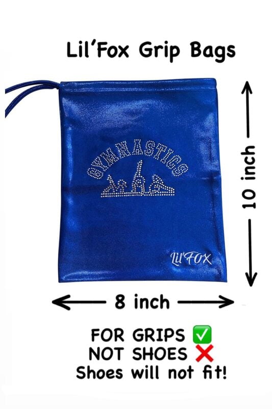 ROYAL BLUE GRIP BAG 'GYMNASTICS' STONES