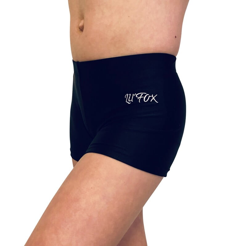 BLACK LYCRA BIKE SHORTS 2