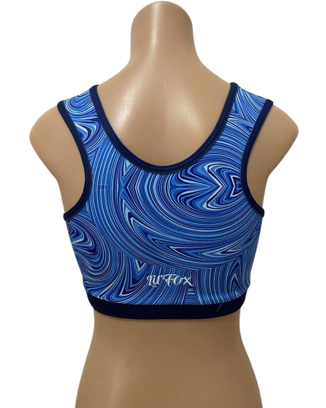 BLUE WAVES CROP TOP