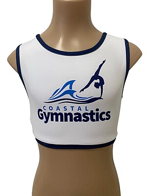 COASTAL GYMNASTICS CROP TOP