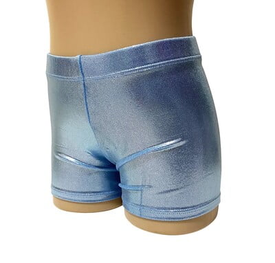 ICE BLUE SHINY FOIL Bike Shorts ICE BLUE SHINY FOIL Bike Shorts