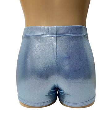 ICE BLUE SHINY FOIL Bike Shorts