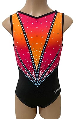 SUNSET ZEPHYR WITH AQUA DOTS