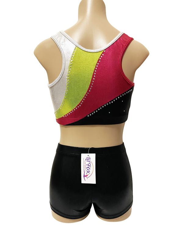 HOT PINK SWOOSH MYSTIQUE CROP SET