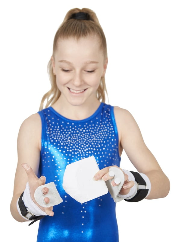 QALARO VELCRO GYMNASTICS GRIPS WITH DOWEL QALARO VELCRO GYMNASTICS GRIPS WITH DOWEL