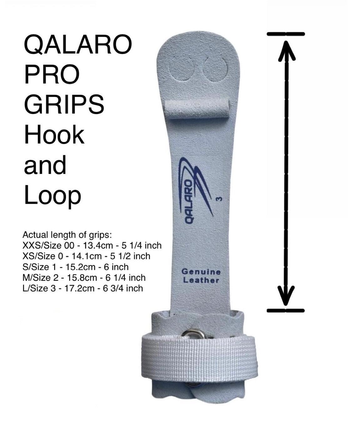 Qalaro Pro Grips Hook and Loop Dowel Grips for gymnastics