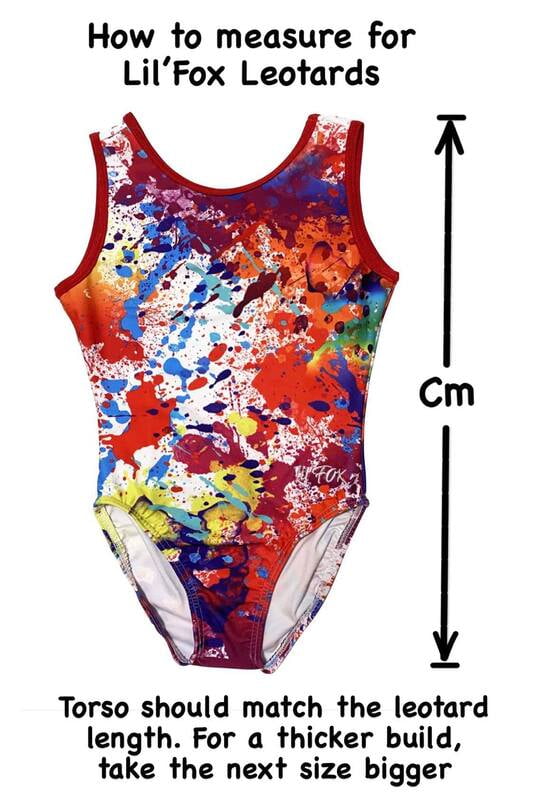 RAINBOW SPLAT LYCRA RED EDGE