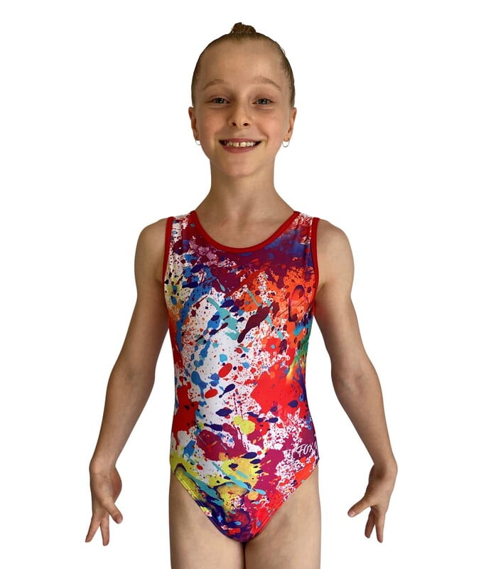 RAINBOW SPLAT LYCRA RED EDGE