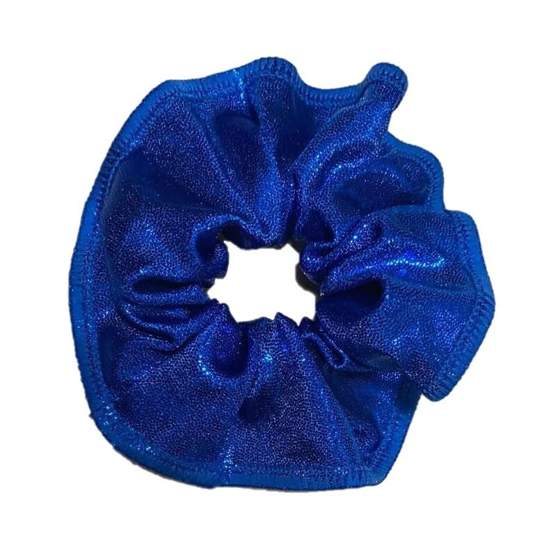 BLUE SHINY MYSTIQUE SCRUNCHY