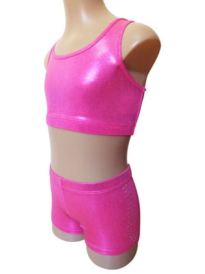 PINK SHINY FOIL CROP SET