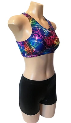 RAINBOW GALAXY BLACK FOIL CROP SET