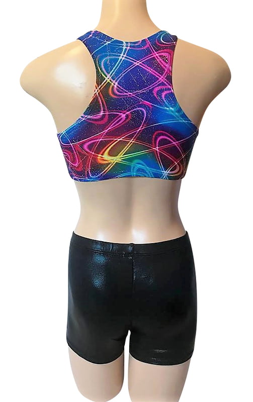 RAINBOW GALAXY BLACK FOIL CROP SET