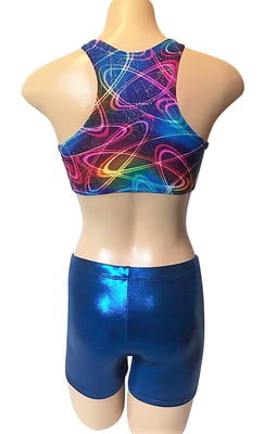 RAINBOW GALAXY CROP SET