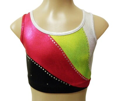 HOT PINK SWIRL CROP TOP