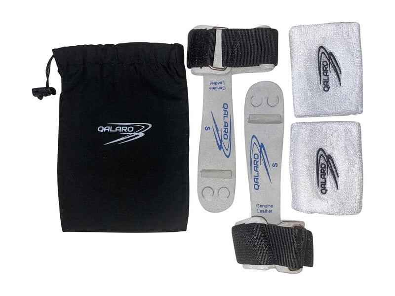 QALARO HAND GUARDS / VELCRO STRAP NARROW GRIPS W/ DOWEL QALARO HAND GUARDS / VELCRO STRAP NARROW GRIPS W/ DOWEL